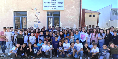 Debreşte Ali Fethi Okyar İlkokuluna Sekizkök ziyareti