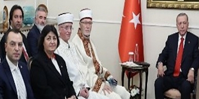Erdoğan Atina'da Sadık Ahmet Ailesiyle görüştü