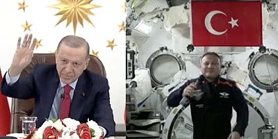 Erdoğan Türk Astronot Alper Gezeravcı'ya bağlandı