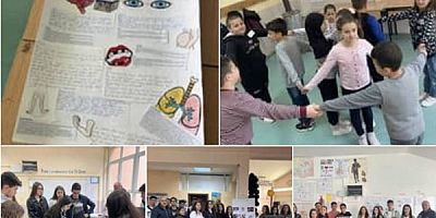 Kırçova'da Makedon,Türk Arnavut Öğrencilerin etkinliği