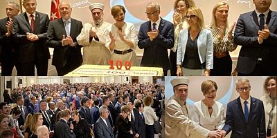 Sofya’da Cumhuriyetin 100.Yılı Resepsiyonuna Başbakan Denkov'da katıldı