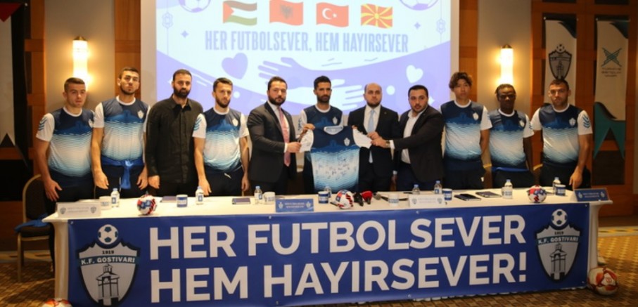 Gostivar Kulübünün Filistine Antalya'da bağış projesi