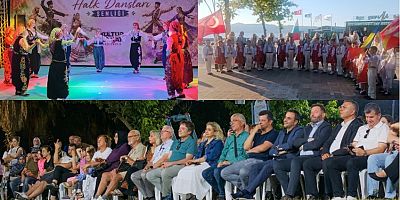 Balkan Halk Oyunları Festivali Başiskele Sahildeki Gösterisi muhteşemdi