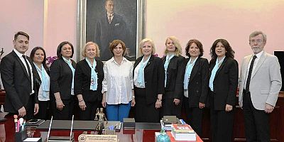 ERBALDER-Eskişehir'in Başkanı Ayşe Ünlüce'ye hayırlı olsun ziyaretine gitti