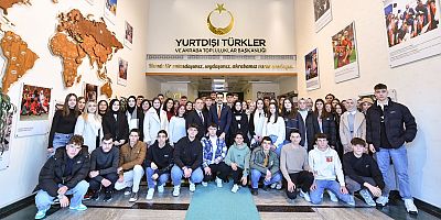 GTGB-Gümülcine Türk Gençlerini Ankara'da YTB Başkanı Eren ağırladı