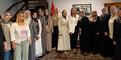 Müftü eşlerini İlayda Ünal konsoloslukta ağırladı