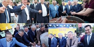 Rumeli Helva Şöleninde Tahir Başkan bahşişle kazanı açtı, halaya katıldı