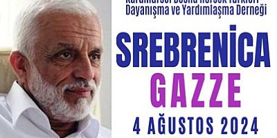 Srebrenitsa ve Gazze'yi Hüseyin Kansu Karamürsel'de anlatacak