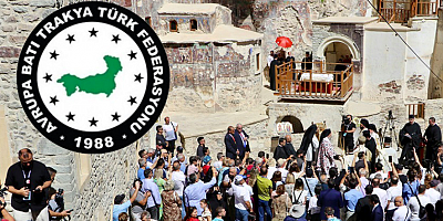 ‘Sümelada ayine izin var Batı Trakyaya dini özgürlük YASAK