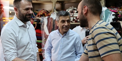 Üsküp Türk Çarşısına üst düzey proje ziyareti